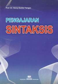 Pengajaran sintaksis