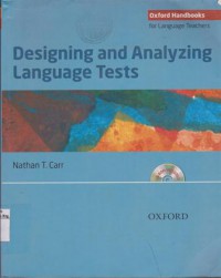 Designing and Analyzing Language Tests