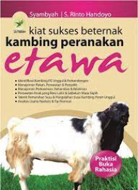 Kiat Sukses Beternak kambing peranakan etawa